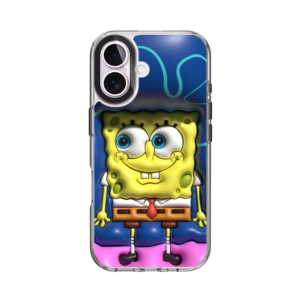 スポンジボブのイラスト iPhone 17オリジナルケース