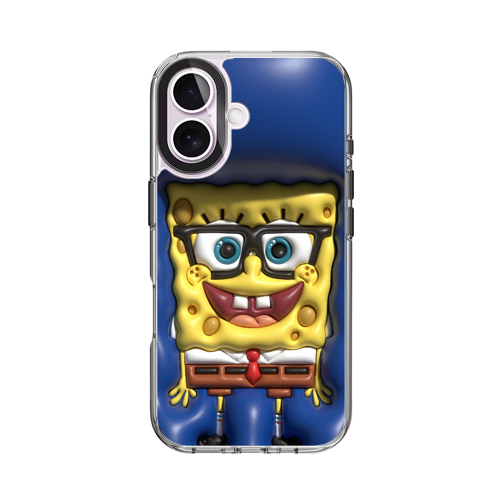 メガネスポンジボブ iPhone 17オリジナルケース