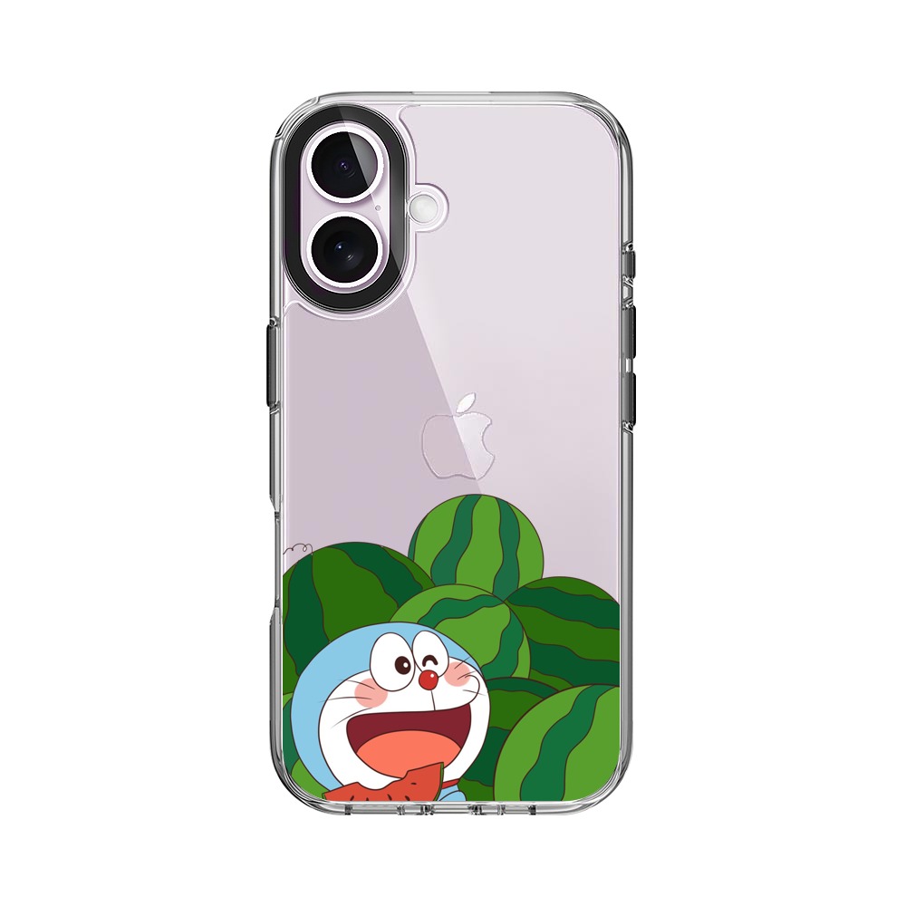 すいかと青いキャラ iPhone 17オリジナルケース