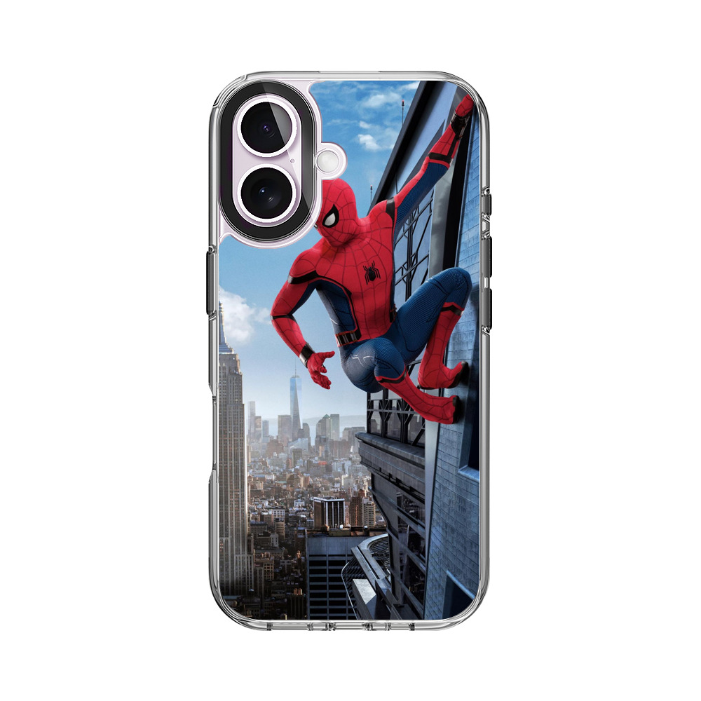 ビル壁のスパイダーマン iPhone 17オリジナルケース