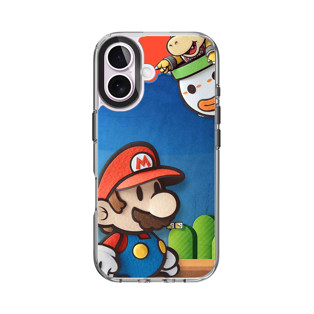 スーパーマリオのイラスト iPhone 17オリジナルケース