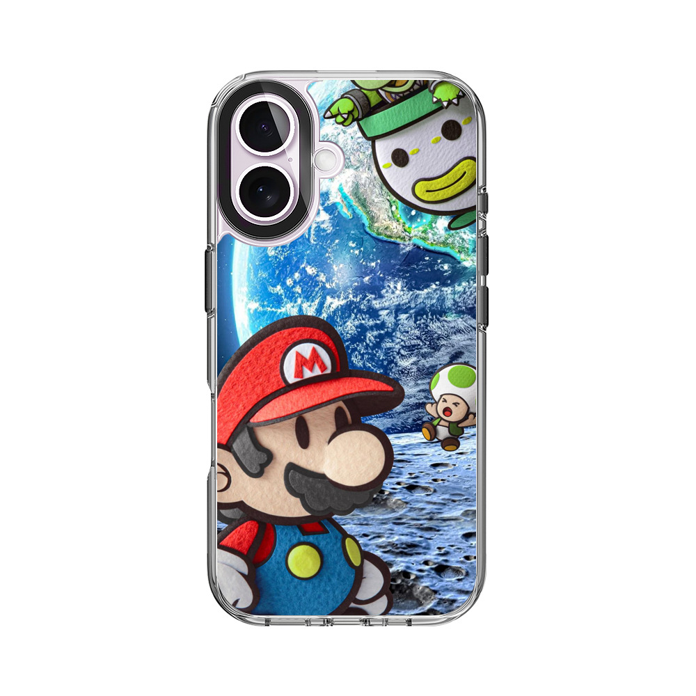 宇宙のマリオとキノピオ iPhone 17オリジナルケース