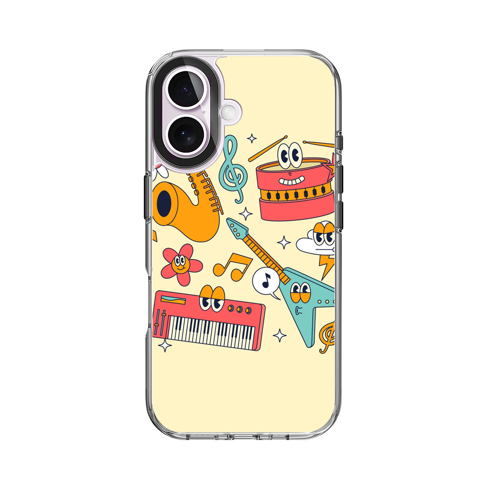 楽しい音楽の道具 iPhone 17オリジナルケース