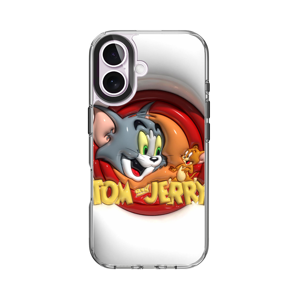 トムとジェリーのロゴ iPhone 17オリジナルケース