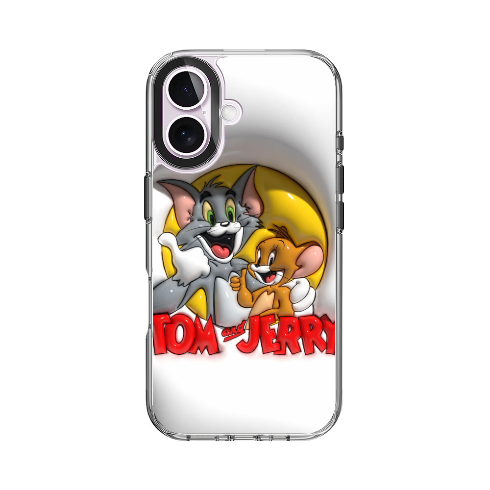 トムとジェリーの笑顔 iPhone 17オリジナルケース