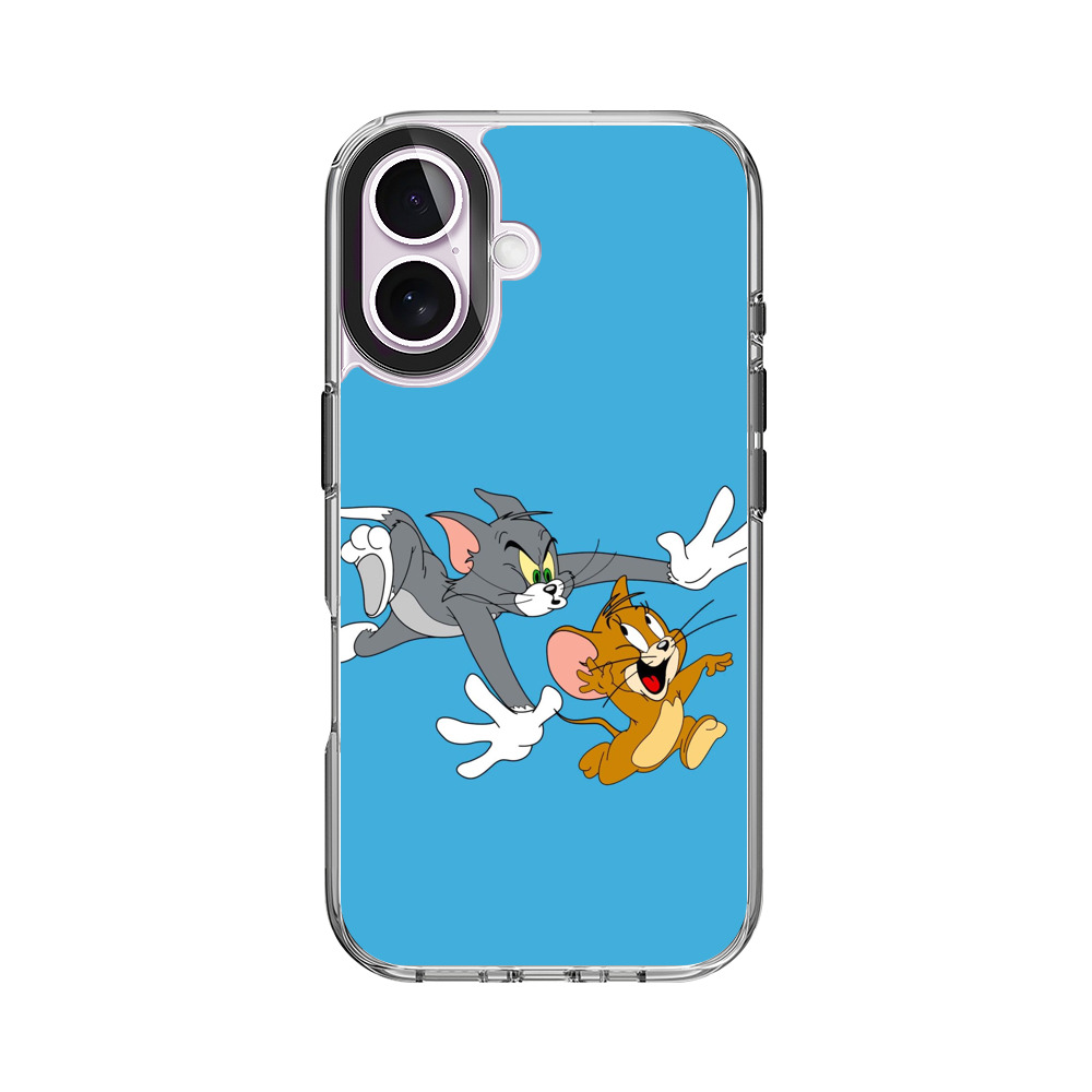 トムとジェリー追跡シーン iPhone 17オリジナルケース