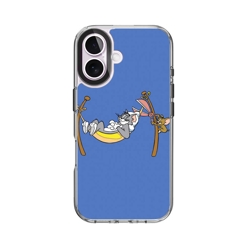 トムとジェリーのハンモック iPhone 17オリジナルケース