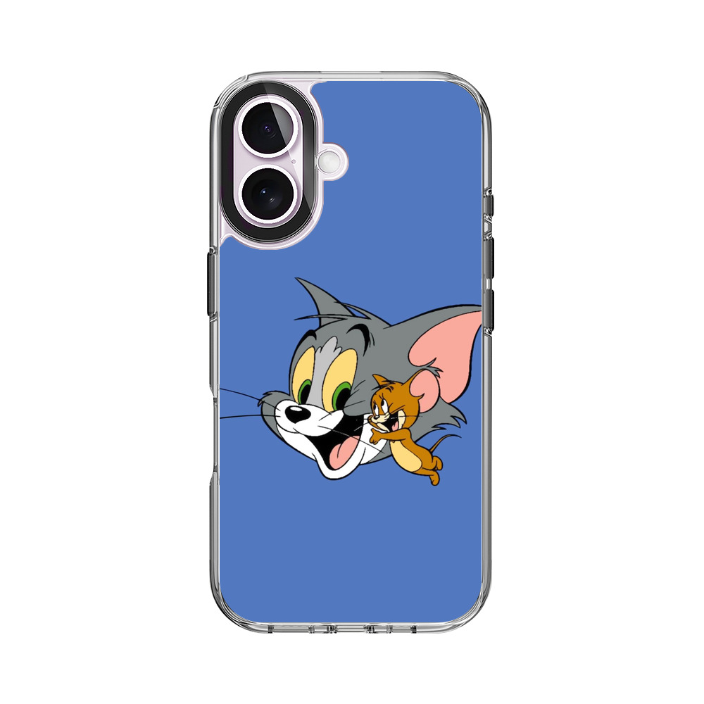 トムとジェリーの顔 iPhone 17オリジナルケース