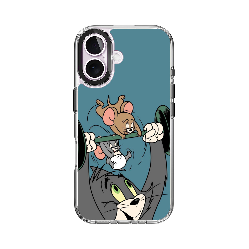 トムとジェリー筋トレ iPhone 17オリジナルケース
