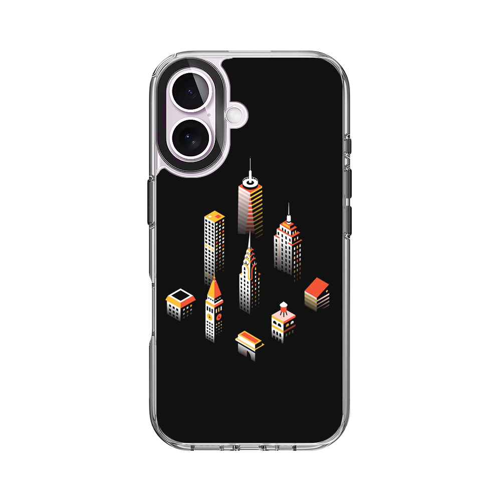 都市の高層ビル群 iPhone 17オリジナルケース
