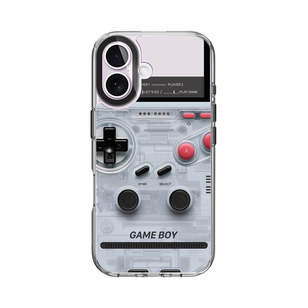 透明レトロゲームコントローラー iPhone 17オリジナルケース