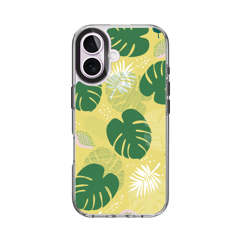 トロピカルリーフパターン iPhone 17オリジナルケース