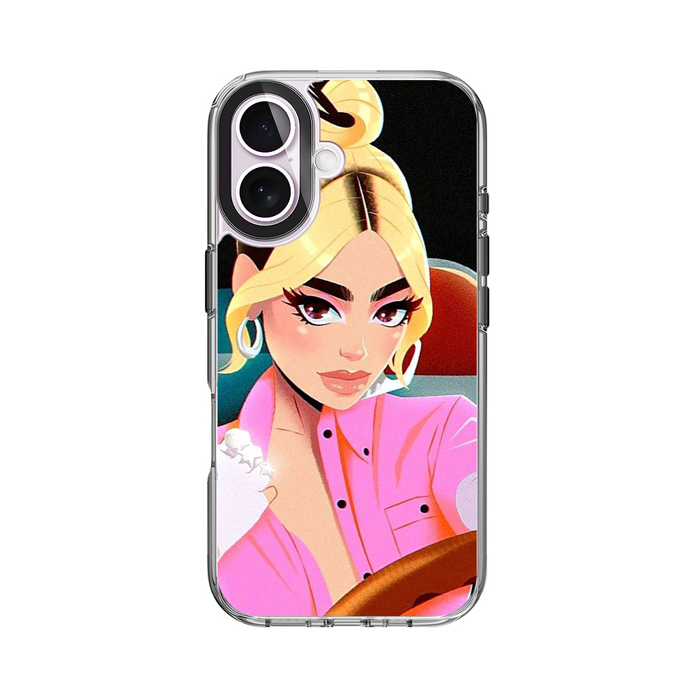 月明かりの夜に運転する女性 iPhone 17オリジナルケース