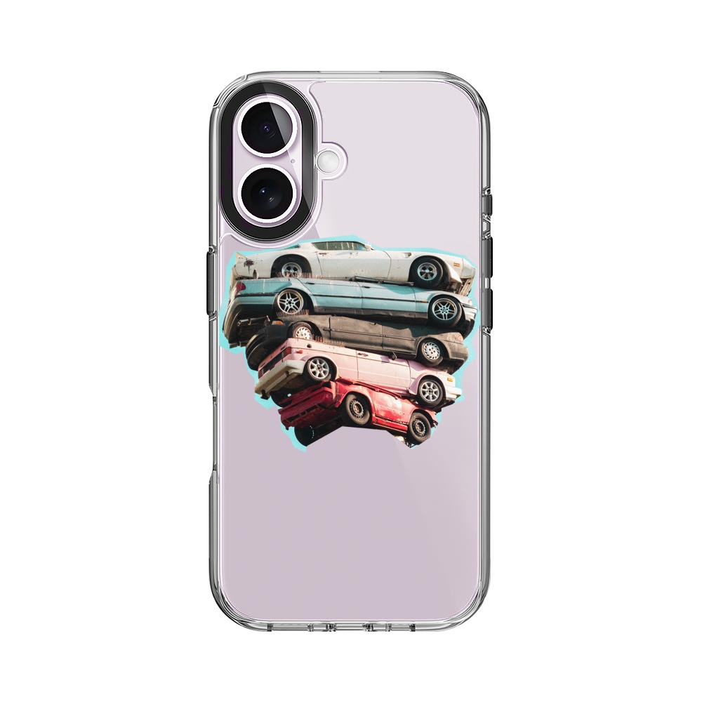 積み重なった車 iPhone 17オリジナルケース