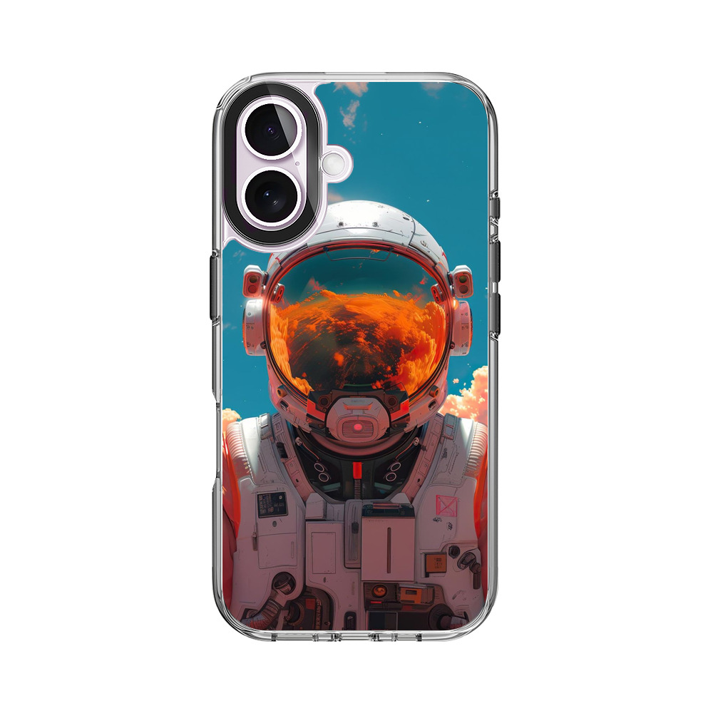 夕焼けの宇宙飛行士 iPhone 17オリジナルケース