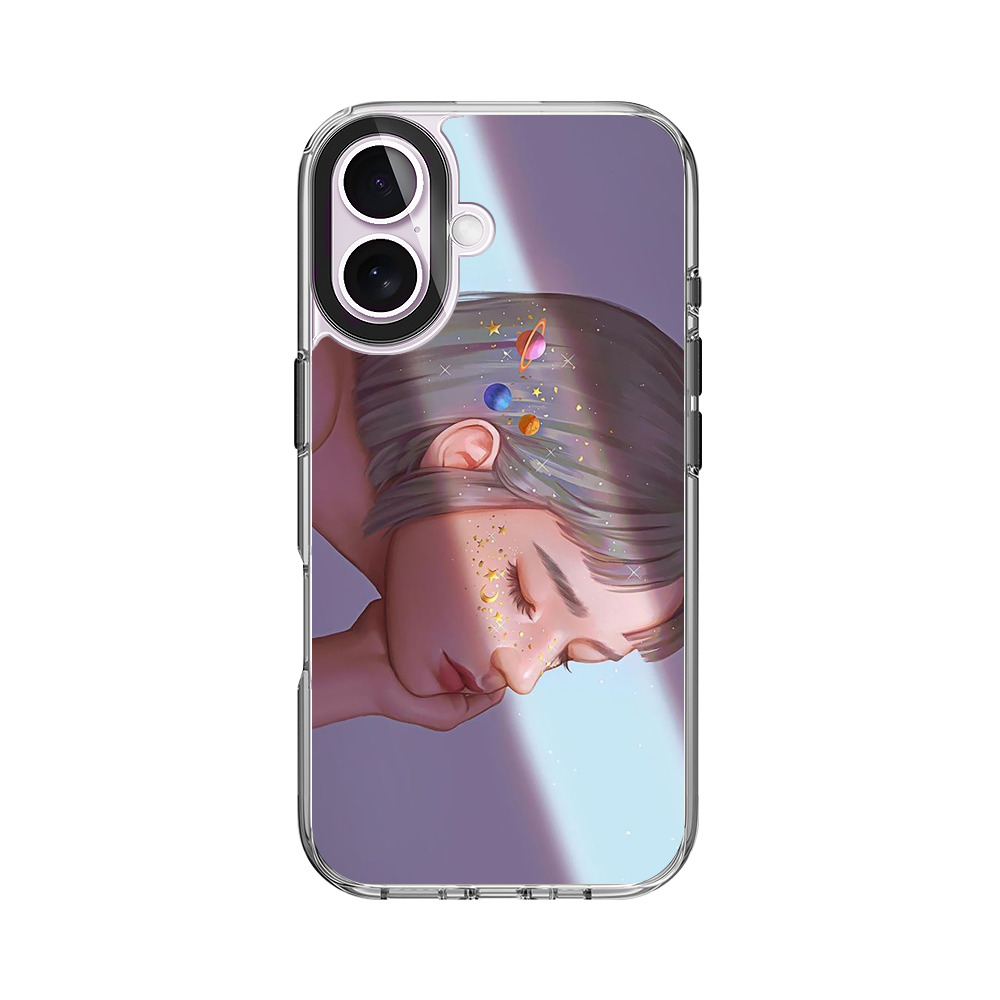 宇宙と少女の横顔 iPhone 17オリジナルケース