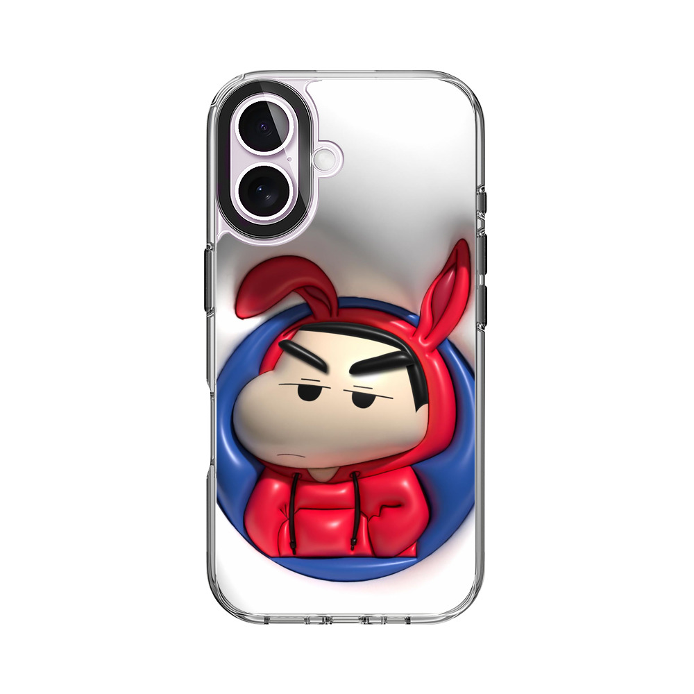 うさぎ耳フードのキャラ iPhone 17オリジナルケース