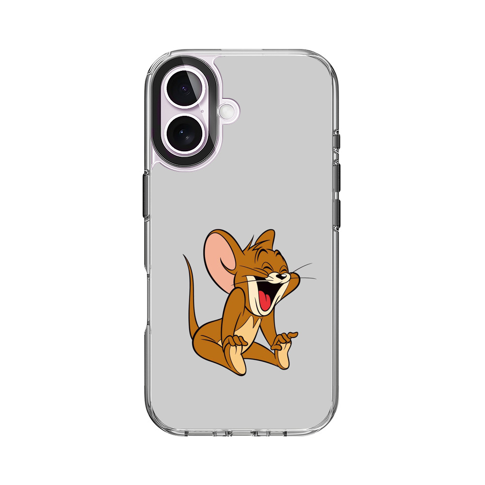 笑うネズミキャラ iPhone 17オリジナルケース