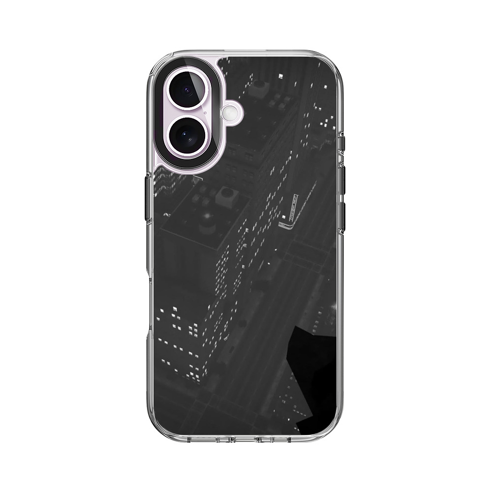 夜の都市シルエット iPhone 17オリジナルケース