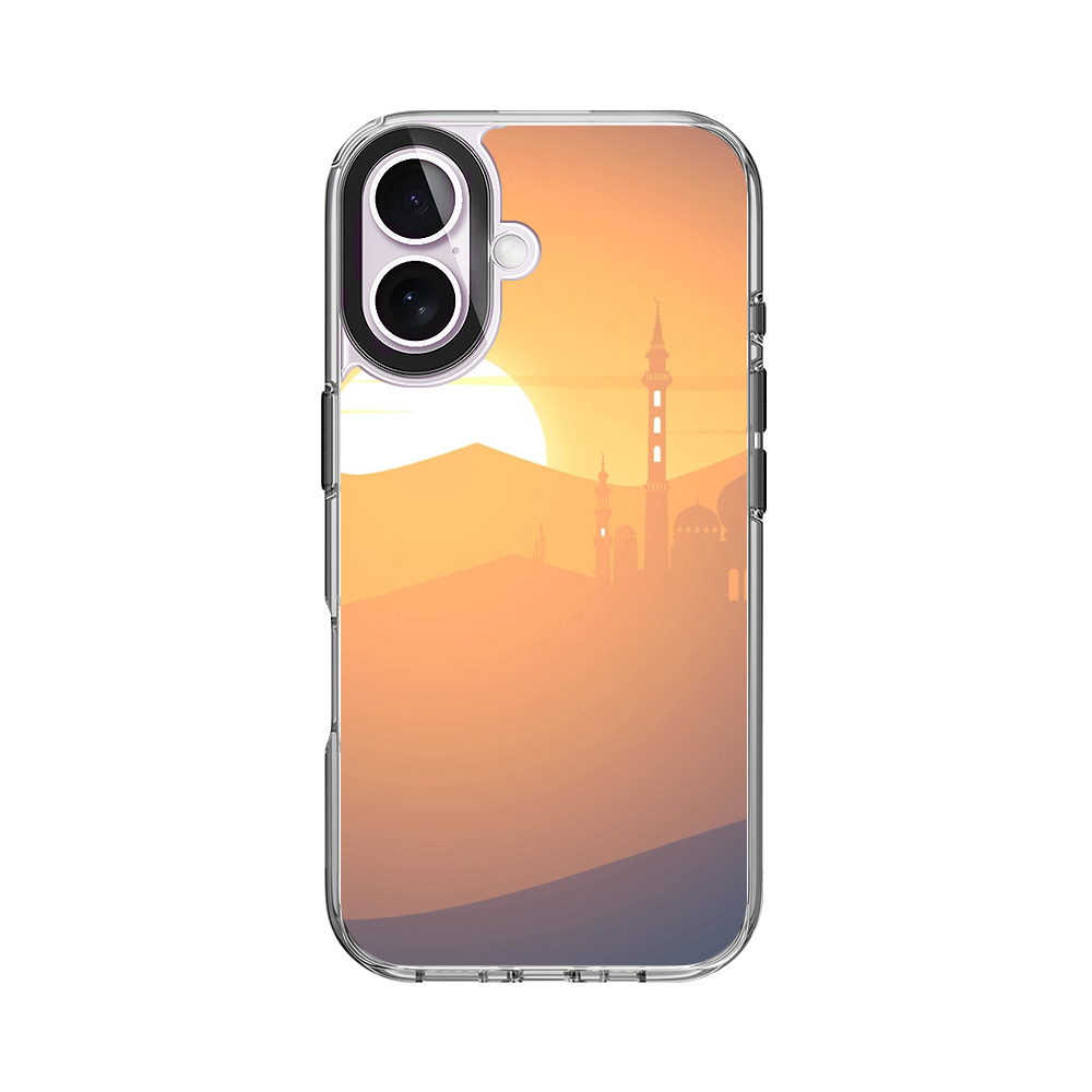 夕日とモスクの風景 iPhone 17オリジナルケース