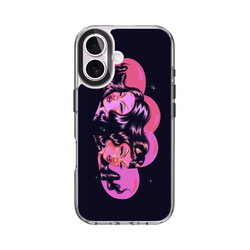 夢見る女性のイラスト iPhone 17オリジナルケース