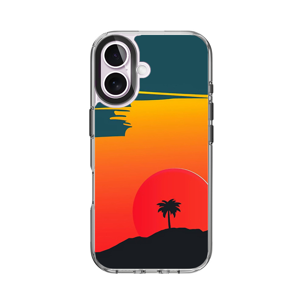 夕焼けのヤシの木 iPhone 17オリジナルケース