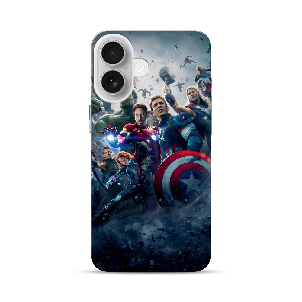アベンジャーズ戦闘シーン iPhone 17オリジナルハードケース