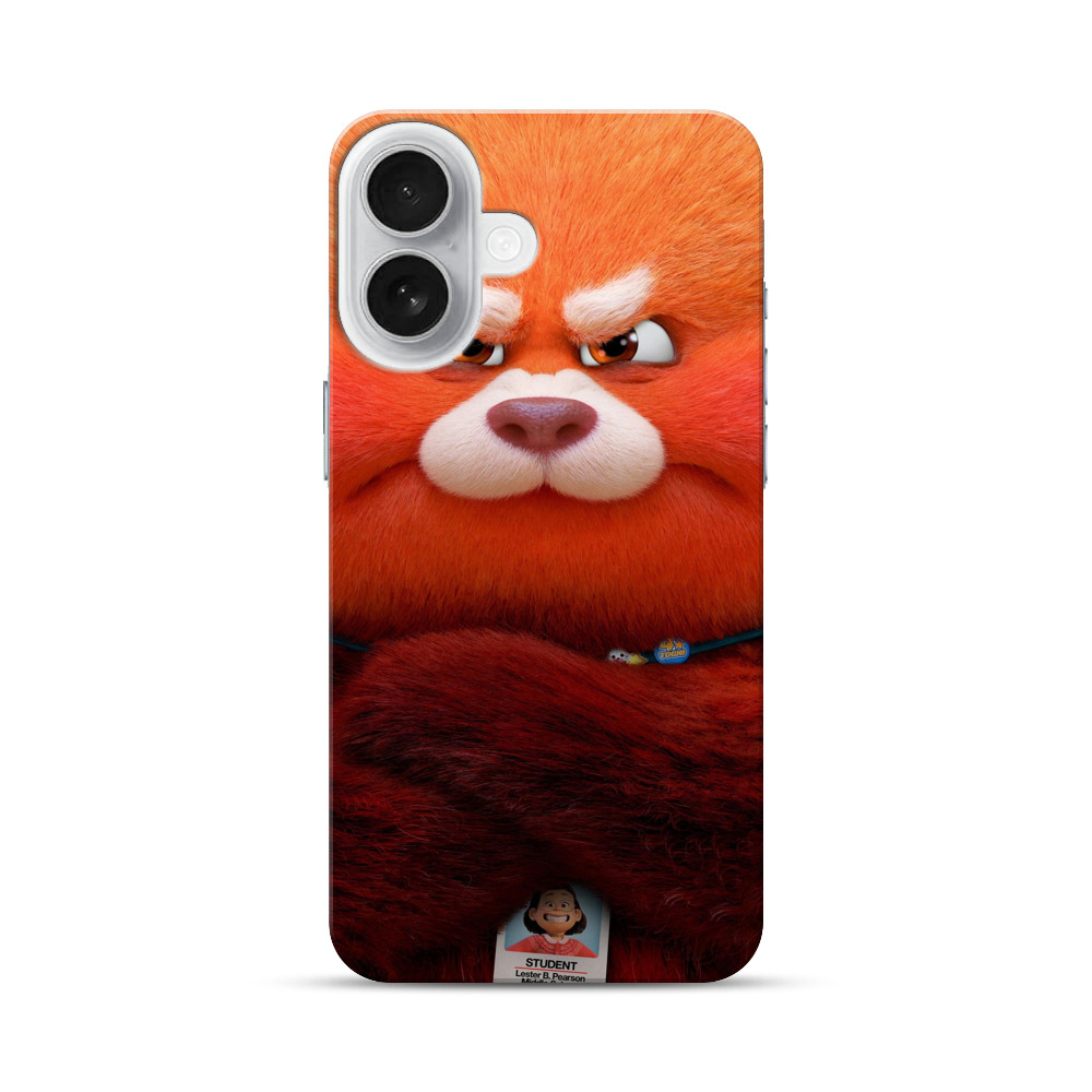 かわいい赤いパンダ iPhone 17オリジナルハードケース