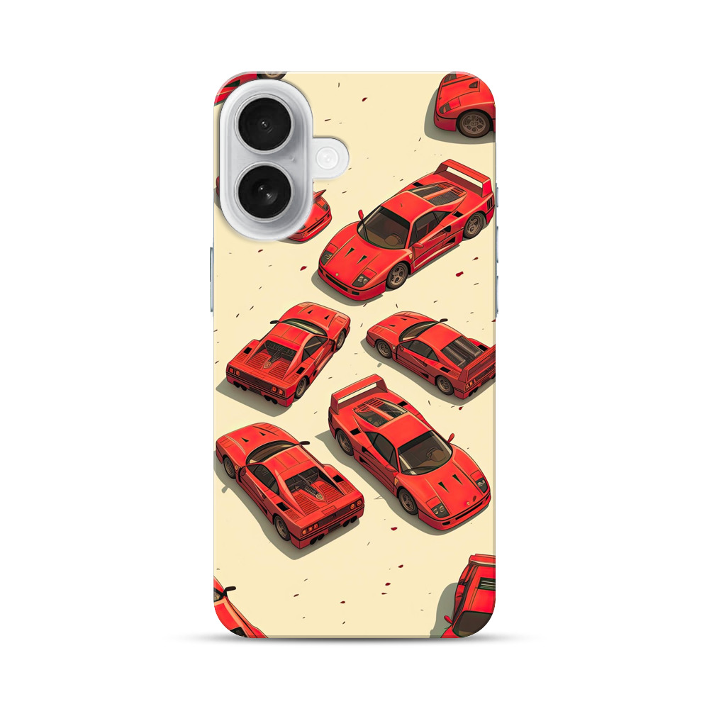赤いスポーツカー iPhone 17オリジナルハードケース
