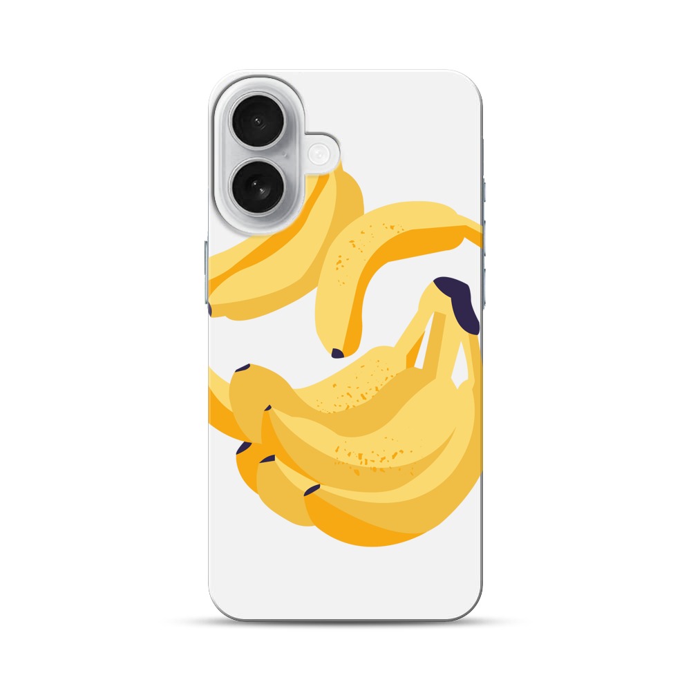 バナナのイラスト iPhone 17オリジナルハードケース