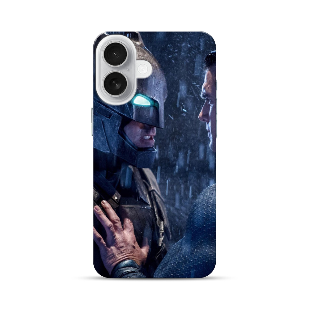 バットマンとスーパーマン対峙 iPhone 17オリジナルハードケース