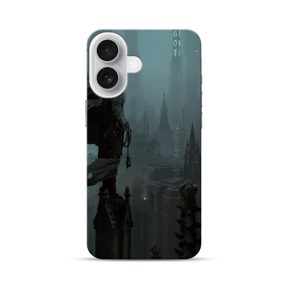 闇夜にたたずむバットマン iPhone 17オリジナルハードケース