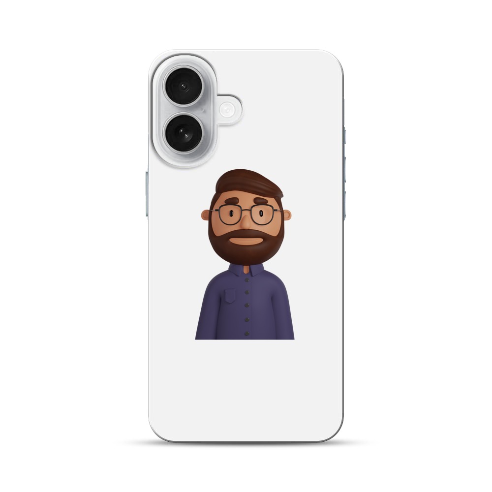 ビジネスマンのイラスト iPhone 17オリジナルハードケース