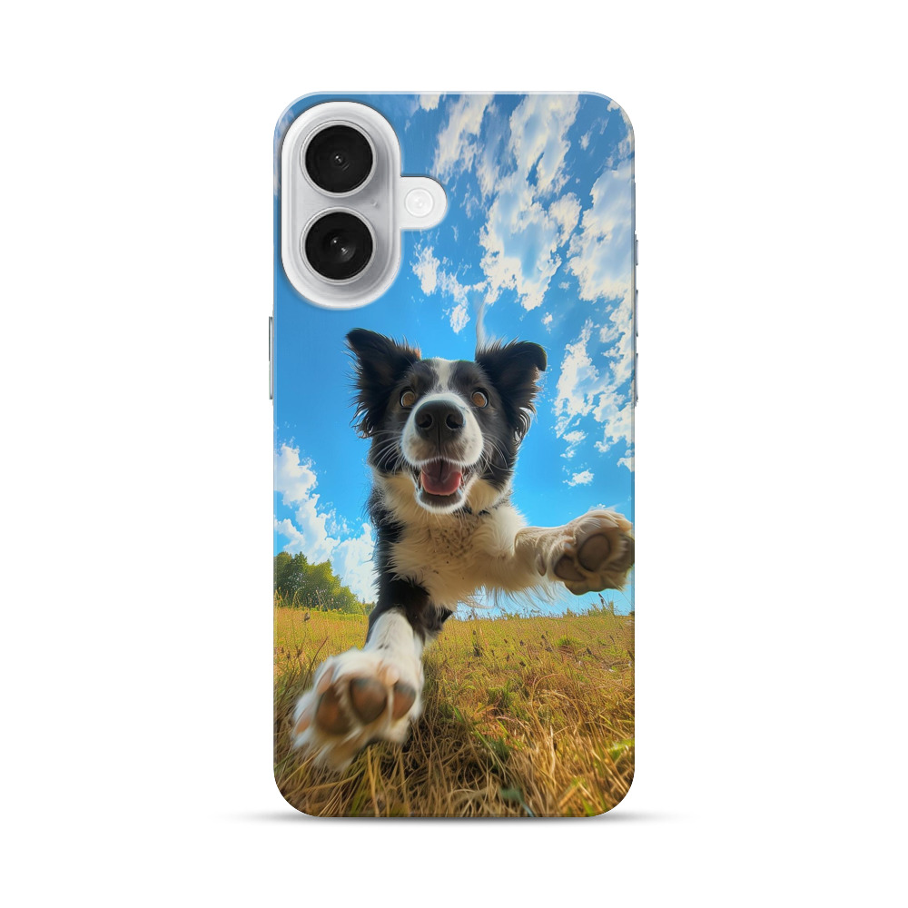 元気なボーダーコリー iPhone 17オリジナルハードケース