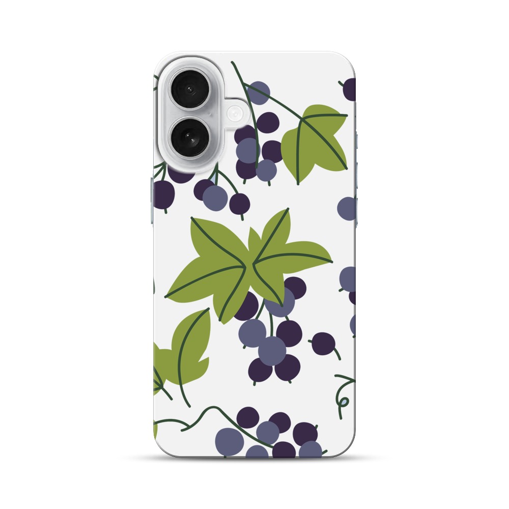 ブドウの葉と果実 iPhone 17オリジナルハードケース