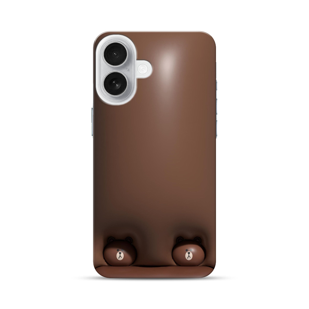 ブラウングラデーション iPhone 17オリジナルハードケース