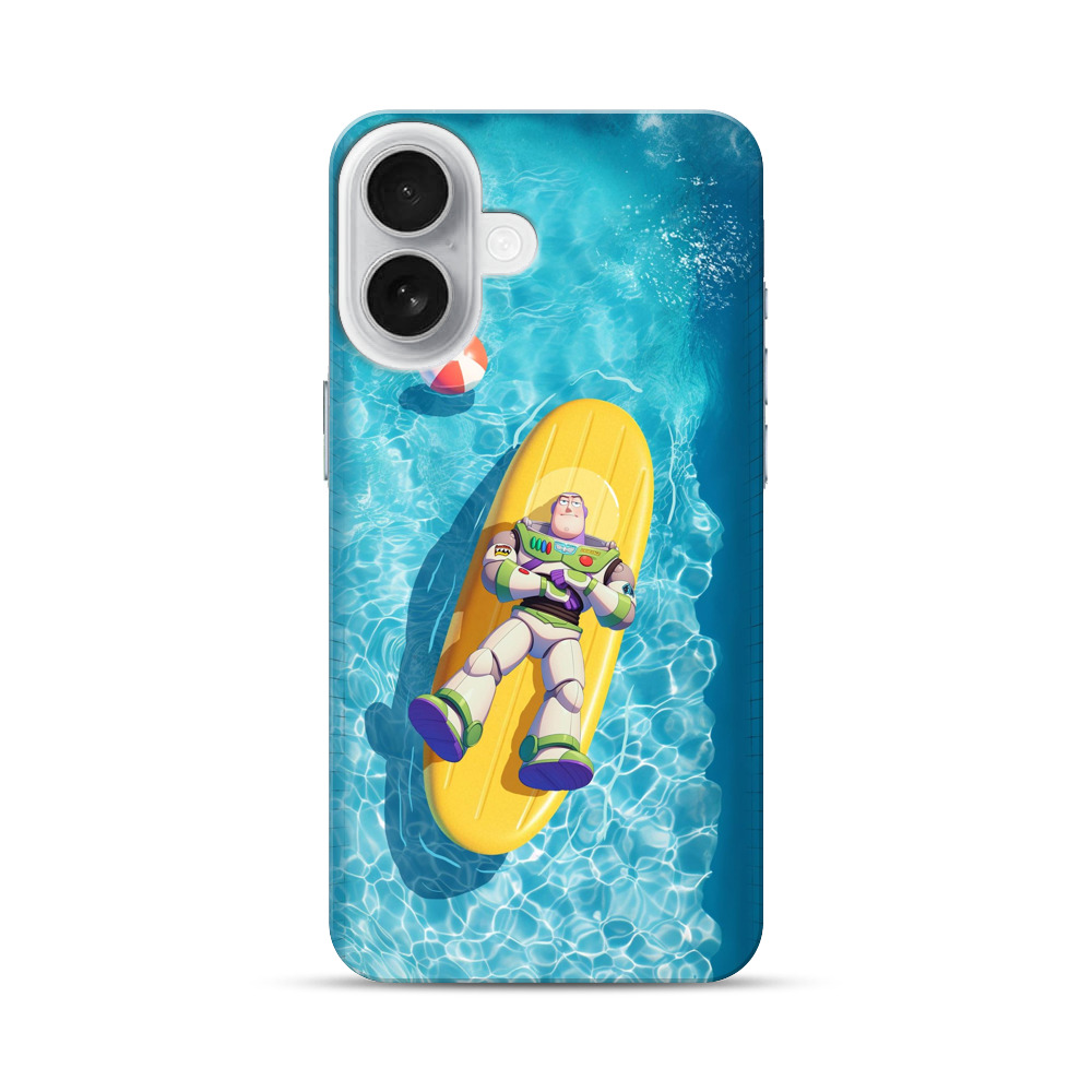 プールでリラックスするバズ iPhone 17オリジナルハードケース