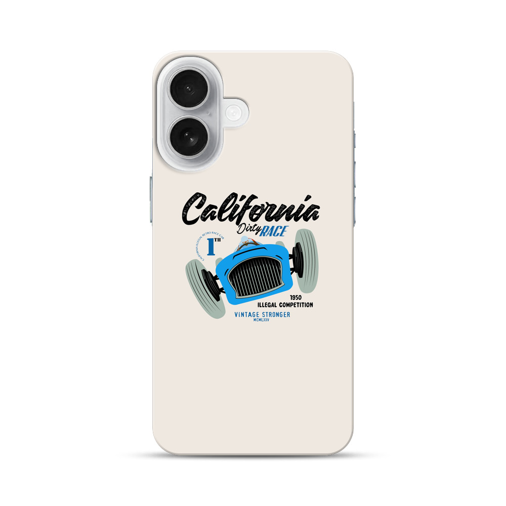 カリフォルニアのヴィンテージレースカー iPhone 17オリジナルハードケース