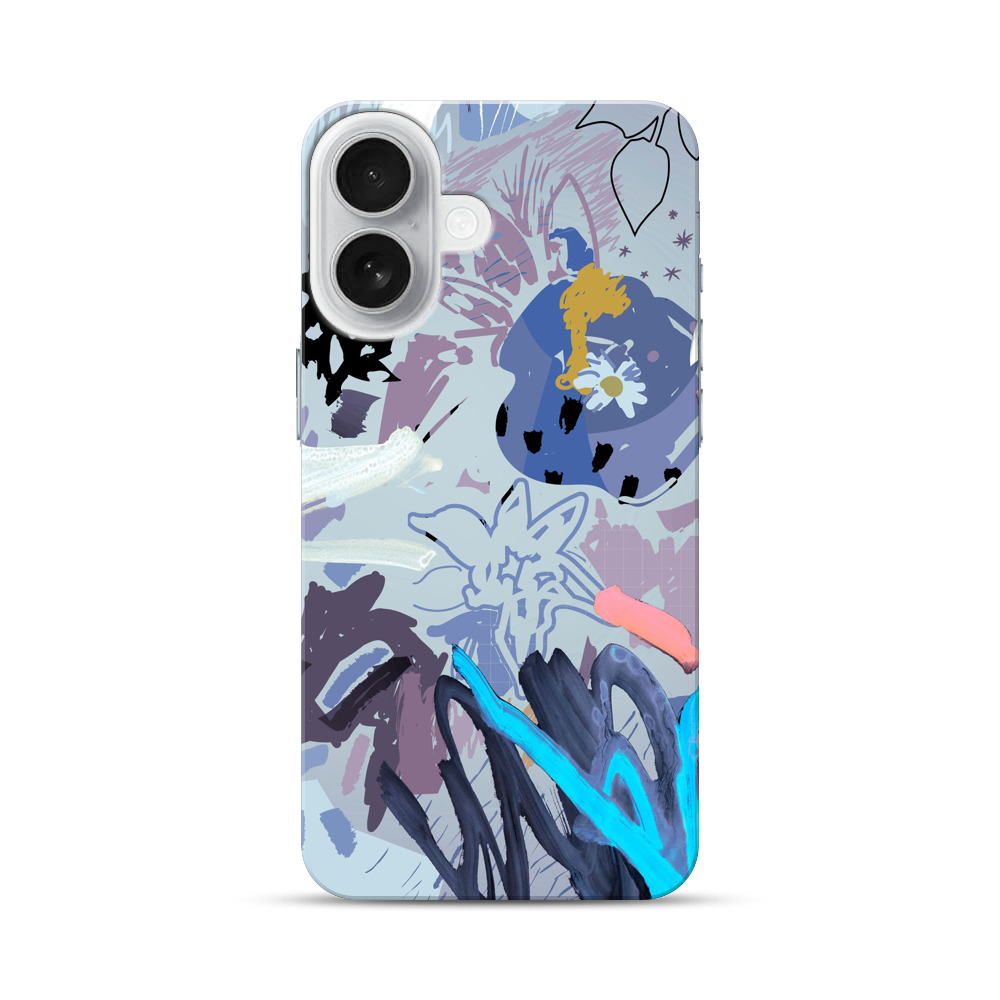 抽象的なアート iPhone 17オリジナルハードケース