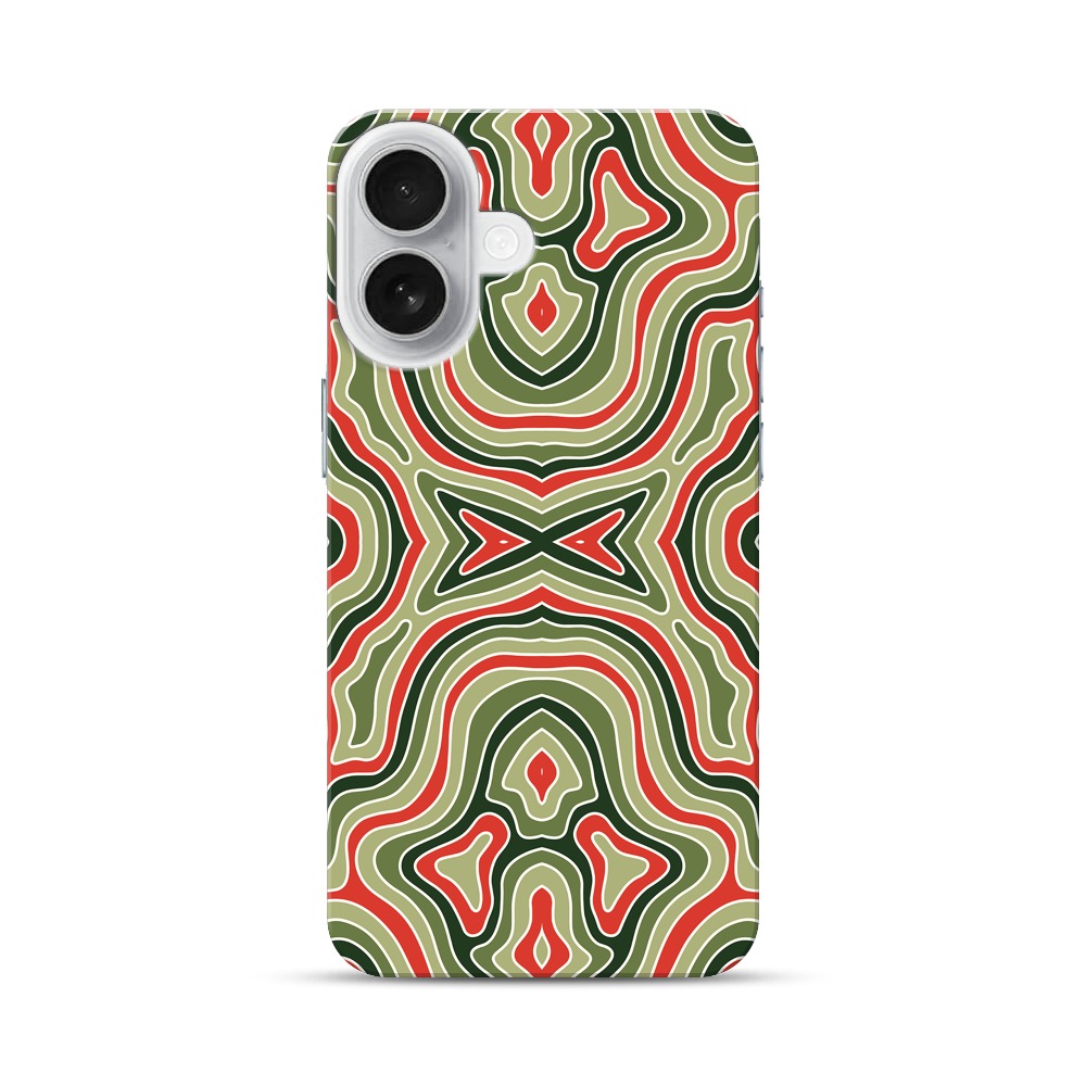 抽象的なパターン iPhone 17オリジナルハードケース