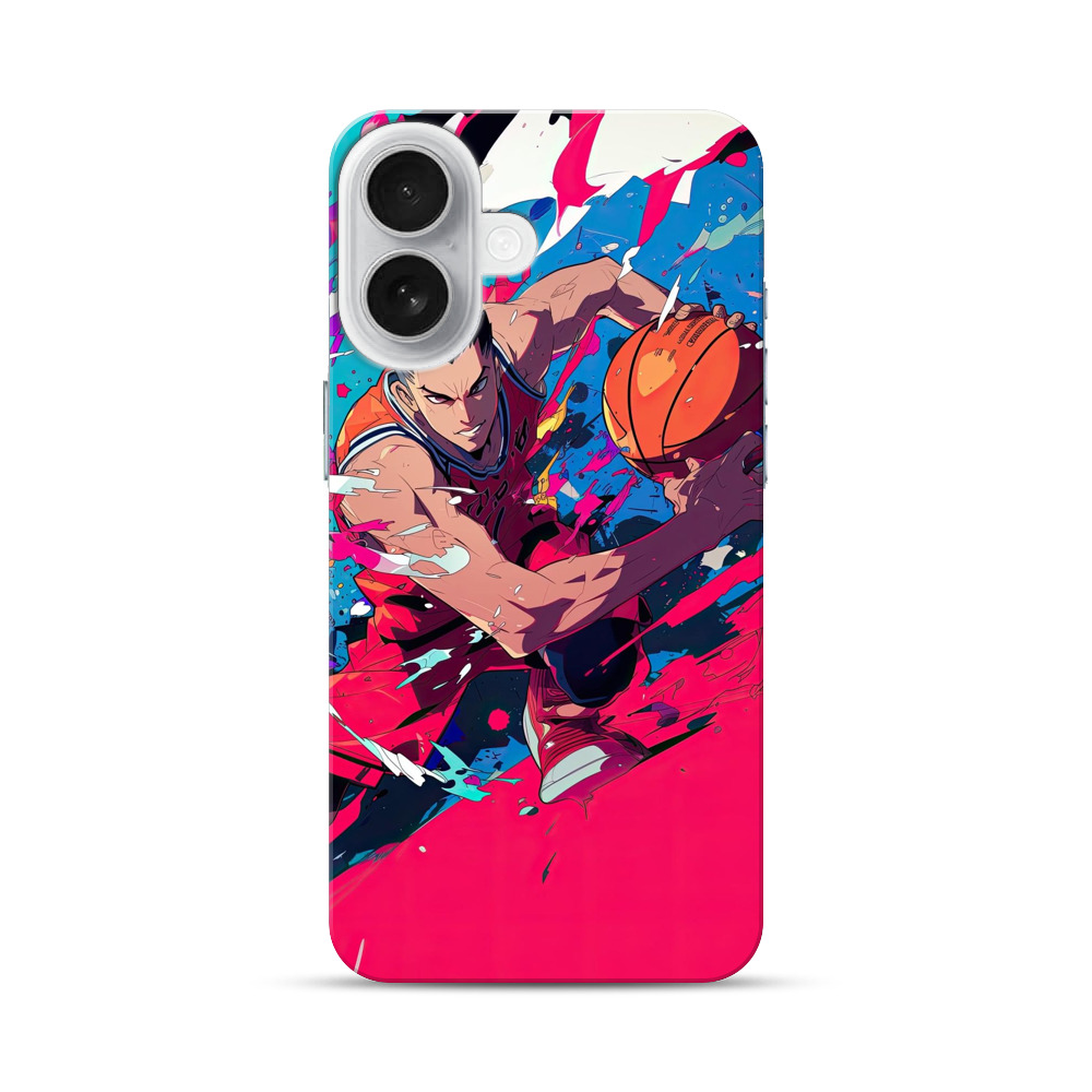 バスケ躍動選手 iPhone 17オリジナルハードケース