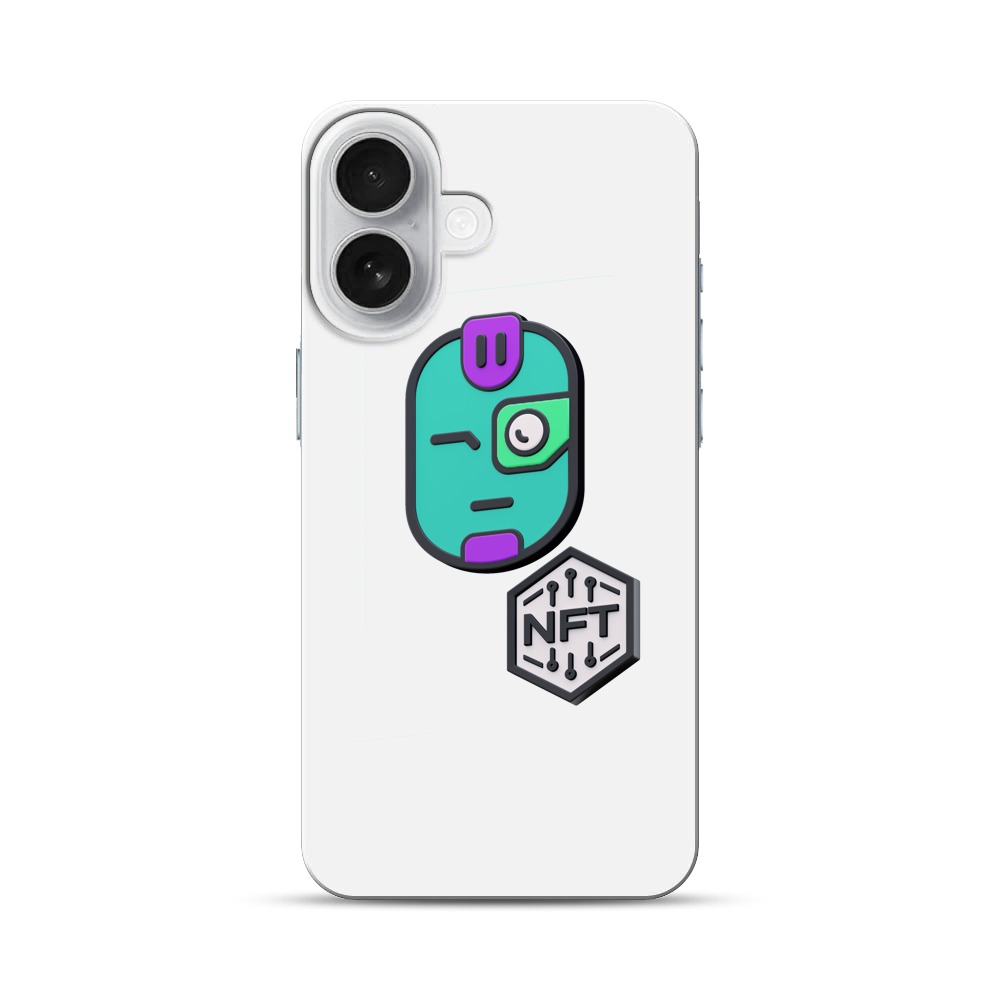 デジタルアートのキャラクター iPhone 17オリジナルハードケース