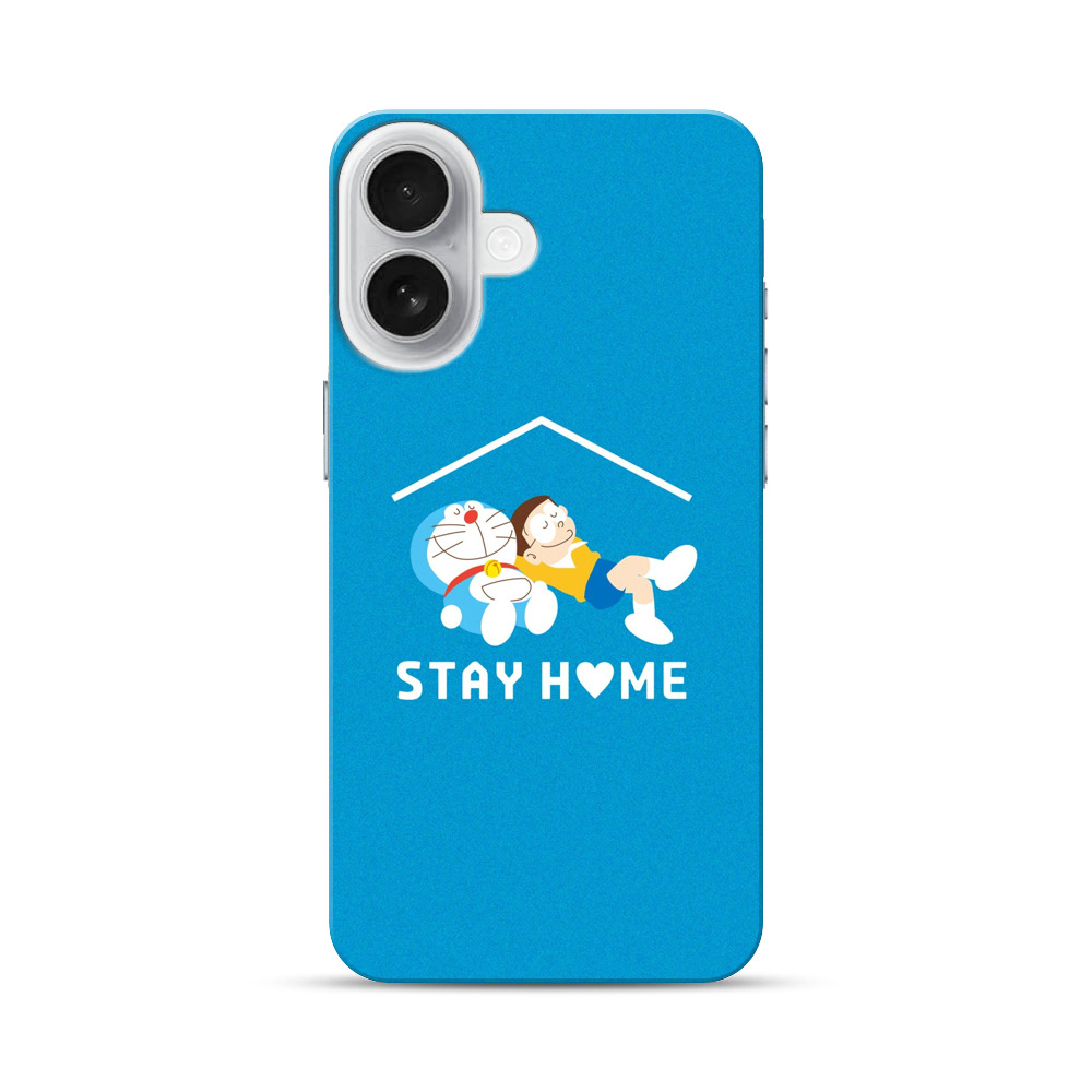 ドラえもんとのび太のステイホーム iPhone 17オリジナルハードケース