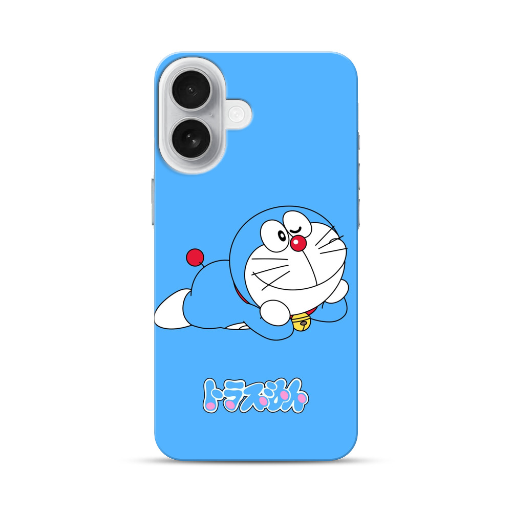 リラックスするドラえもん iPhone 17オリジナルハードケース