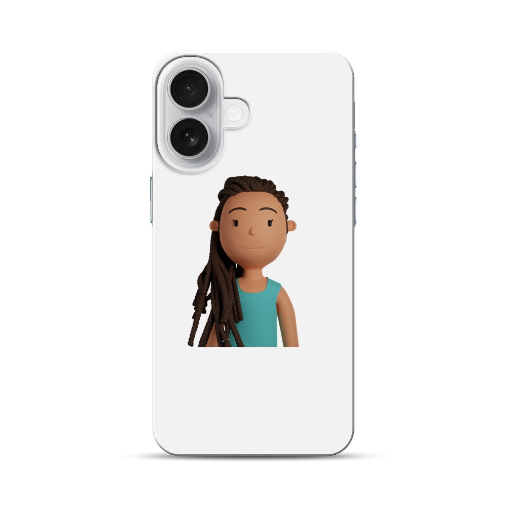 ドレッドヘアのキャラクター iPhone 17オリジナルハードケース