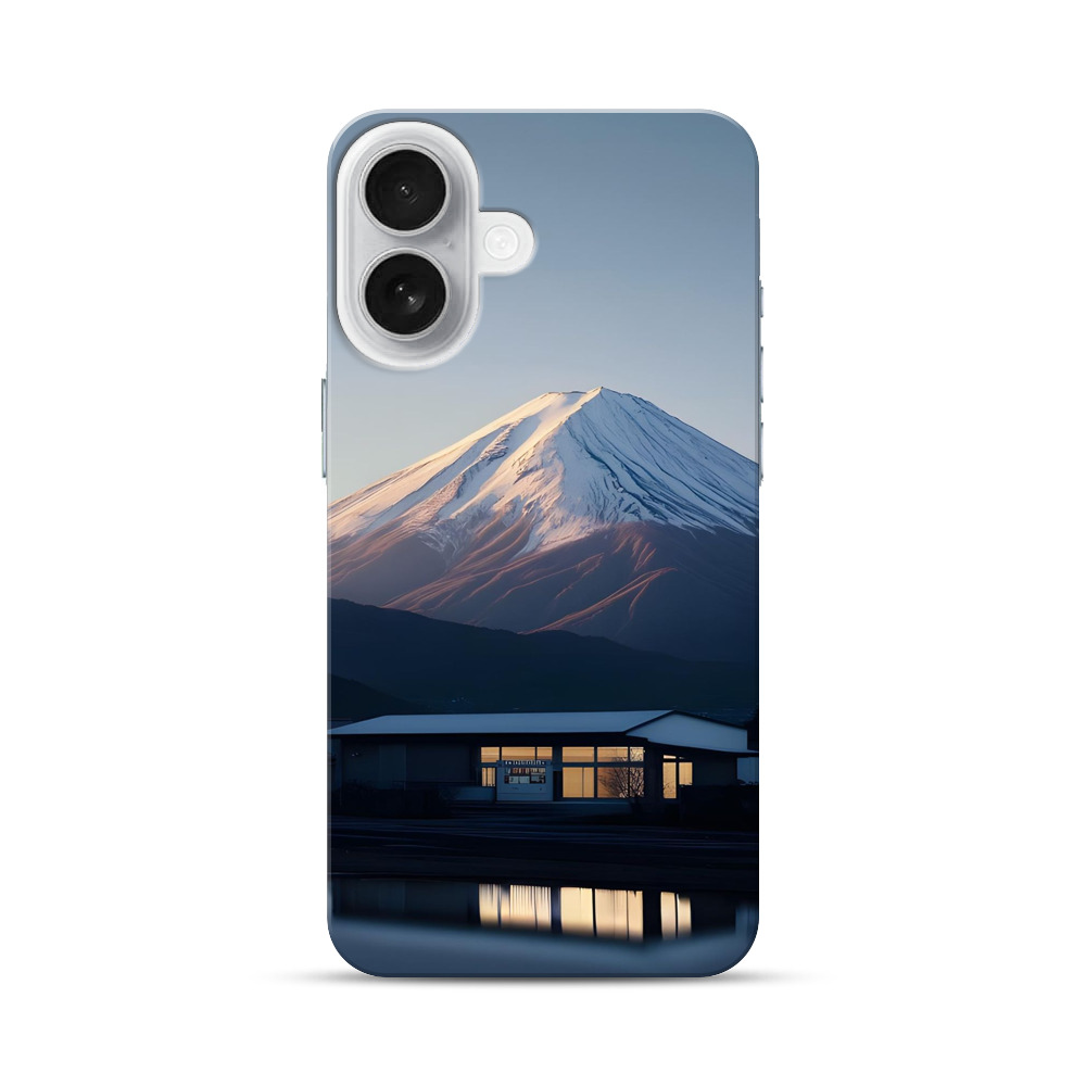 夕暮れの富士山 iPhone 17オリジナルハードケース