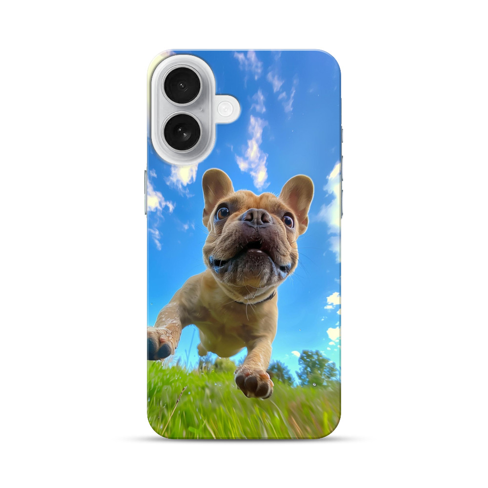 青空とフレンチブルドッグ iPhone 17オリジナルハードケース