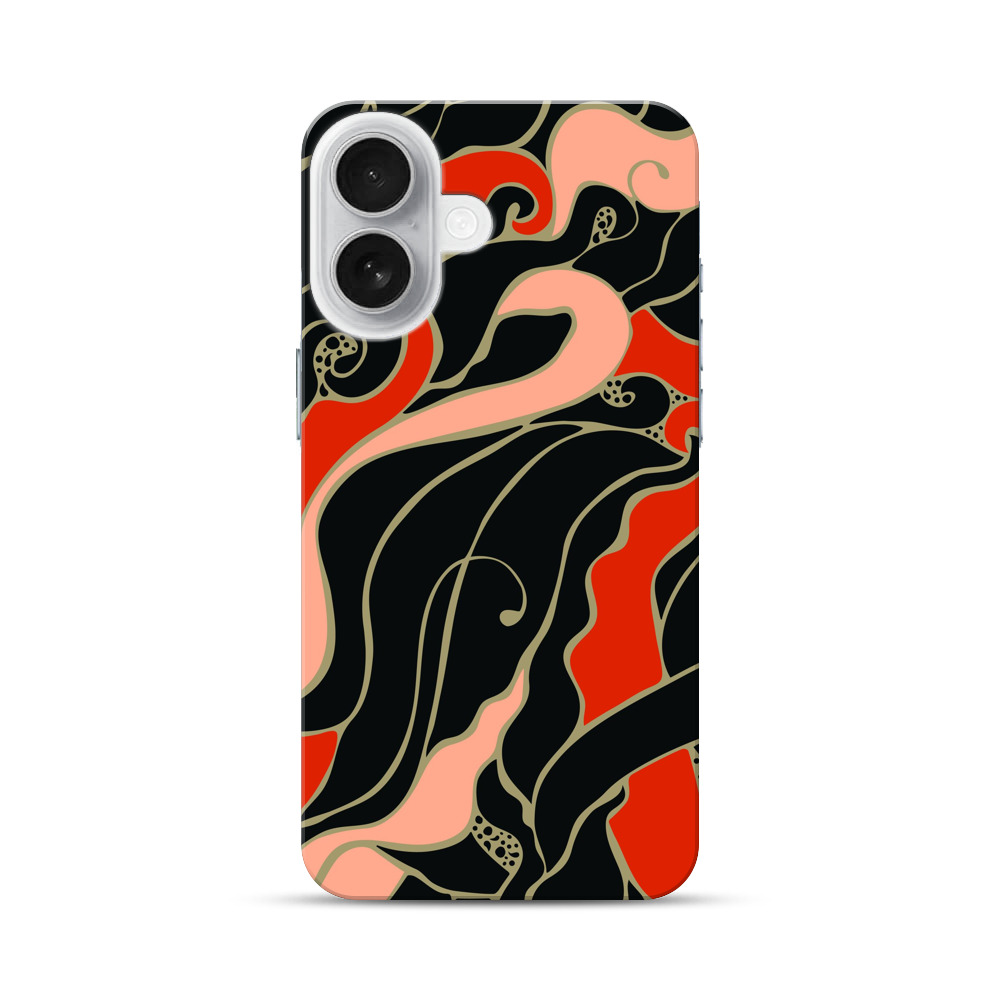 葉の模様 iPhone 17オリジナルハードケース