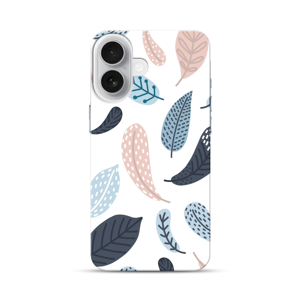 葉のパターン iPhone 17オリジナルハードケース