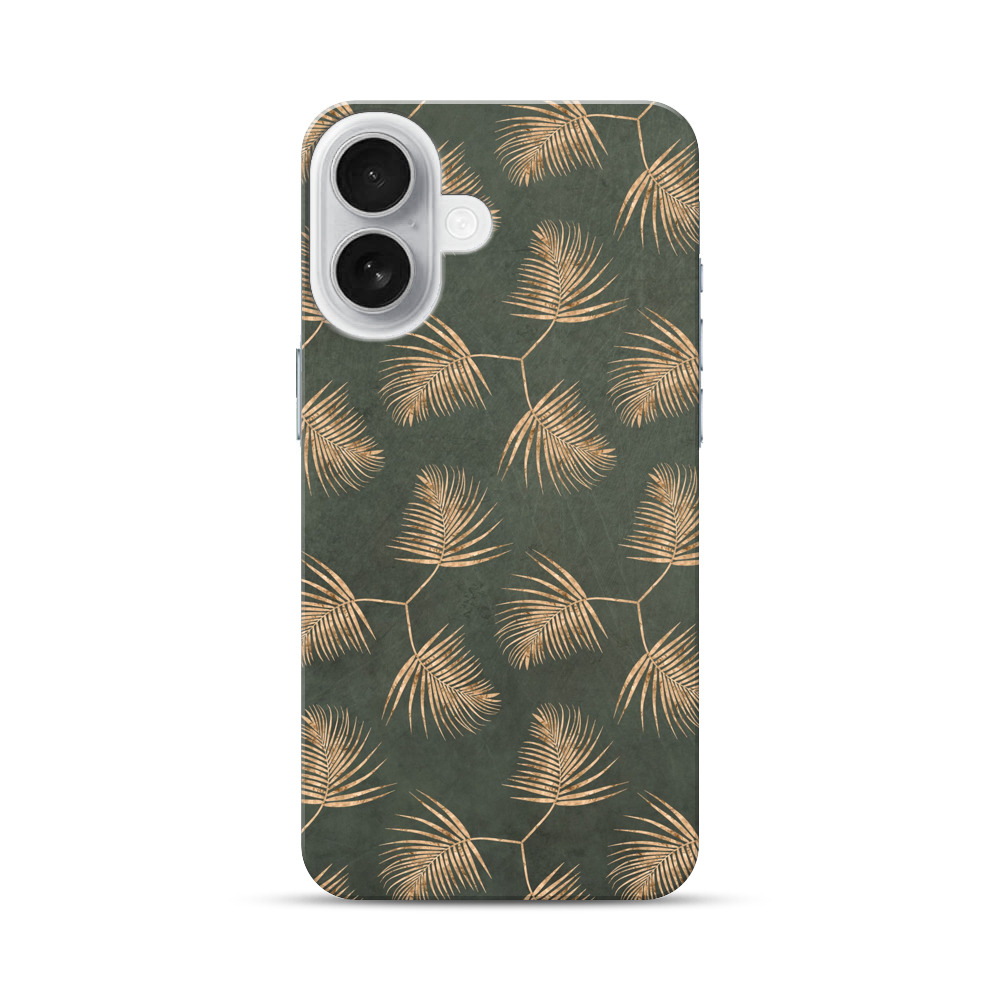 葉のパターン iPhone 17オリジナルハードケース